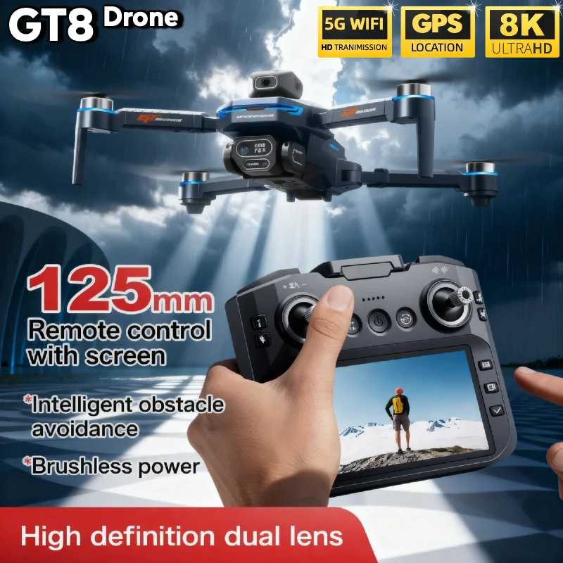 HOT For LSRC GT8 Drone 4K Prof - Jjrc Drone X12 review and price
