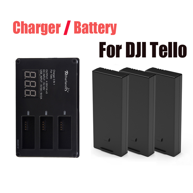 Original DJI Tello battery / D - Drone Battery Adapter review and price